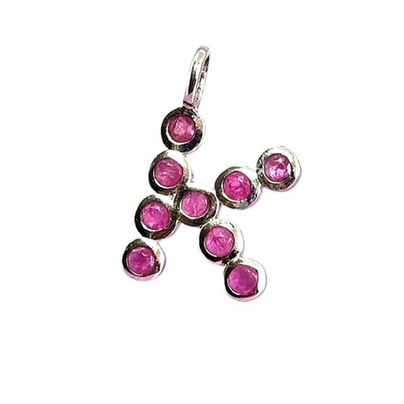 925 Sterling Silver letter 